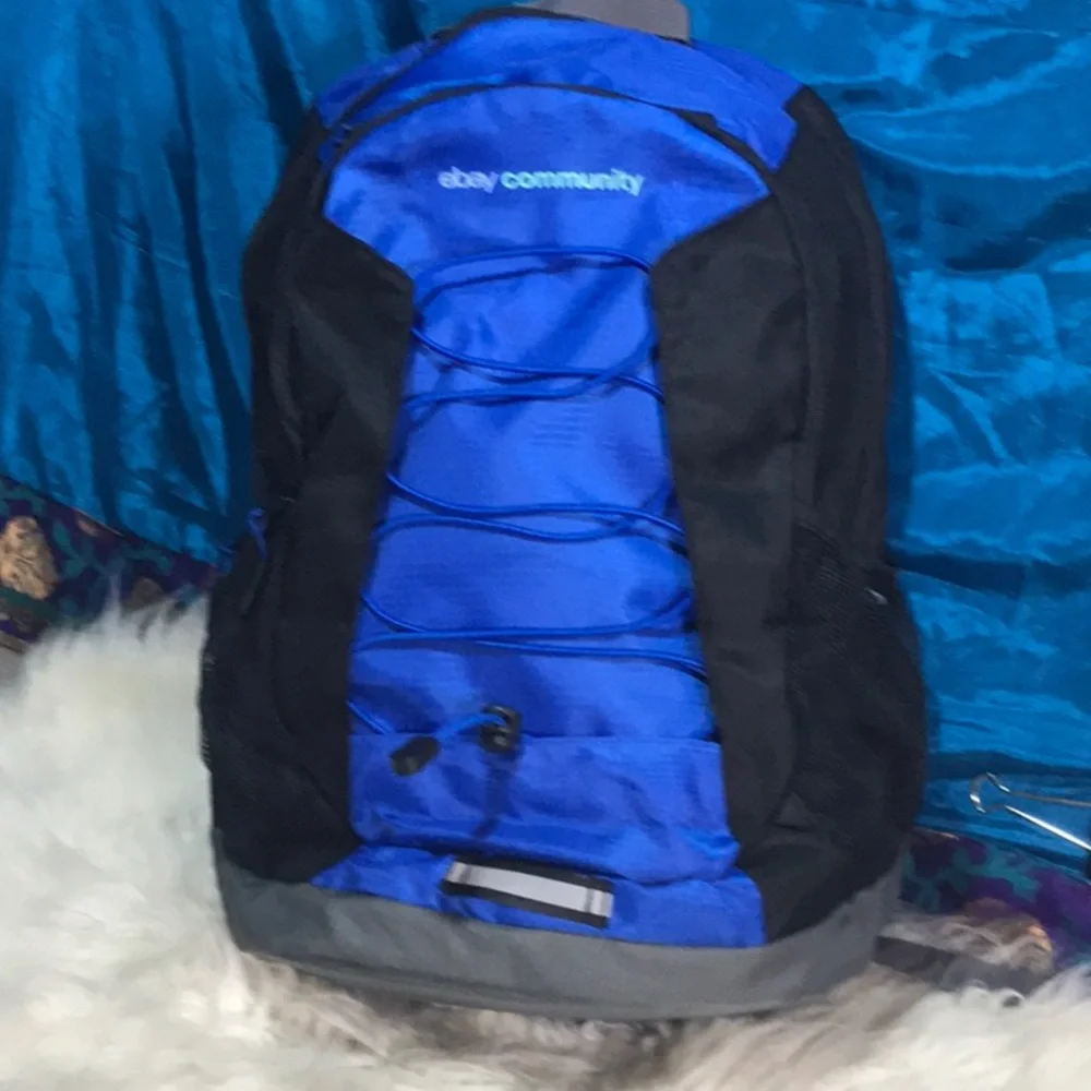 NEW eBay logo lightweight backpack adjustable basecamp